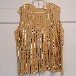 Victoria Jones sequined front top